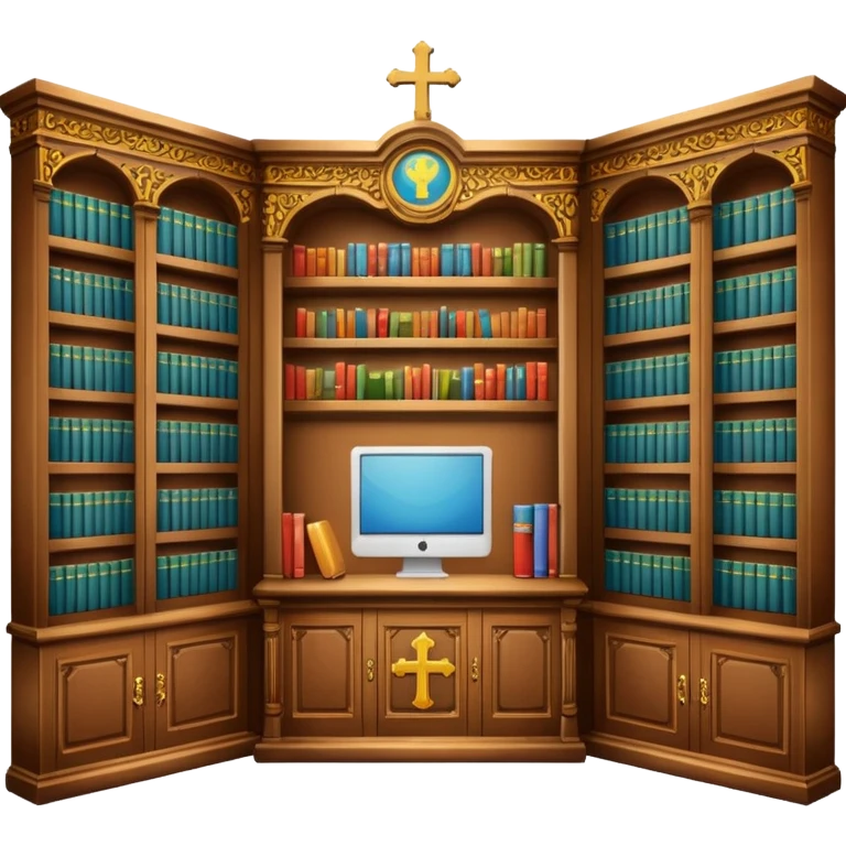 catholic library room emoji