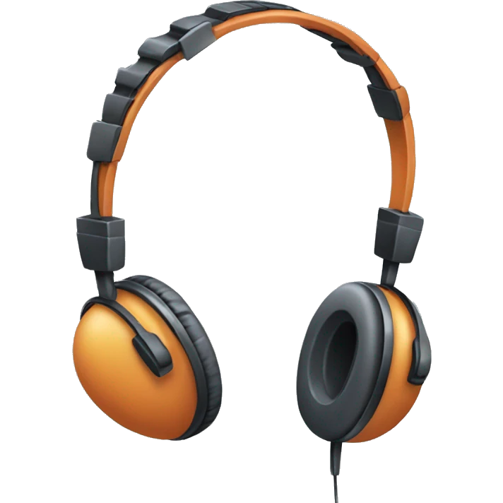 headphones with mic and has hamm emoji