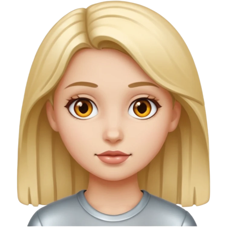 metal painted girl emoji