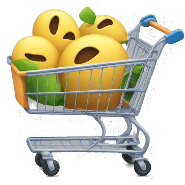 shopping cart emoji