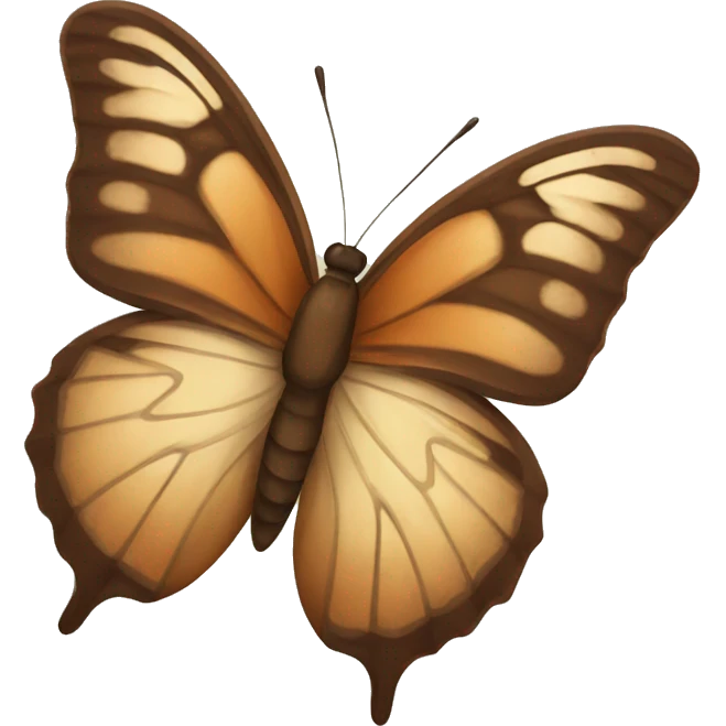 brown butterfly  emoji