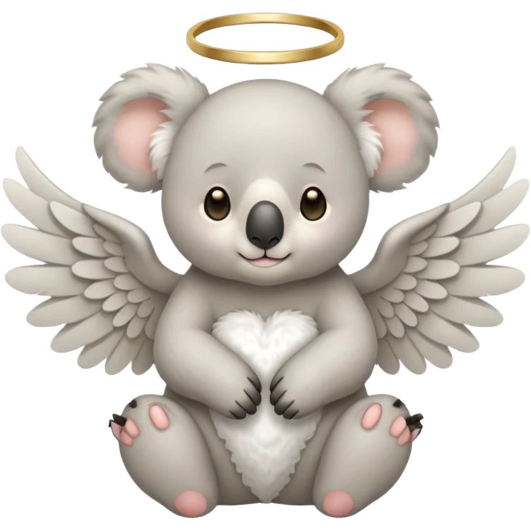 koala angel emoji
