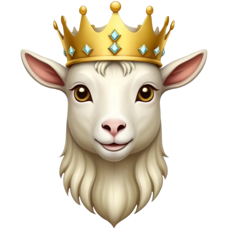 Goat With Crown emoji