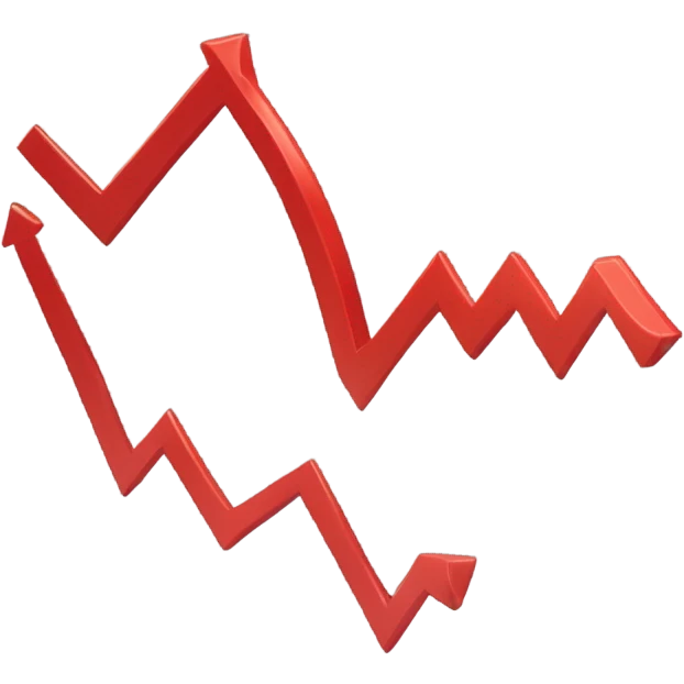 money chart going down emoji