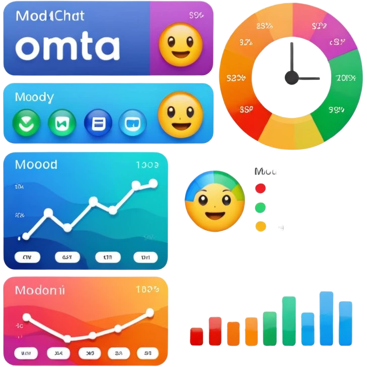 Mood chart dashboard emoji