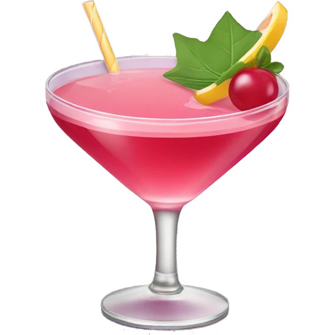 Cosmopolitan drink emoji