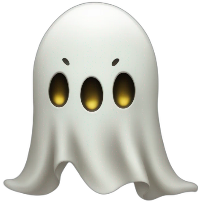 a ghost emoji