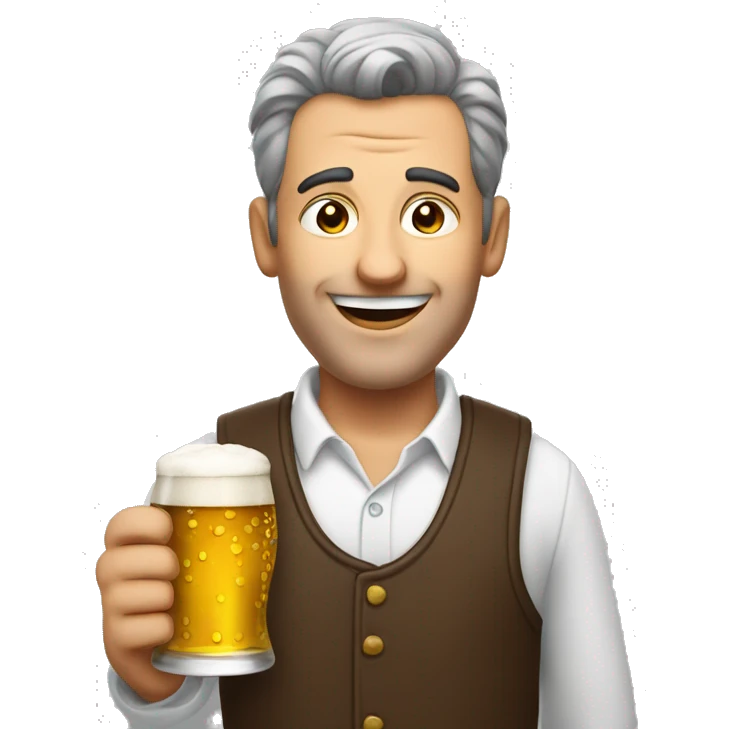 Mann mit Bier emoji
