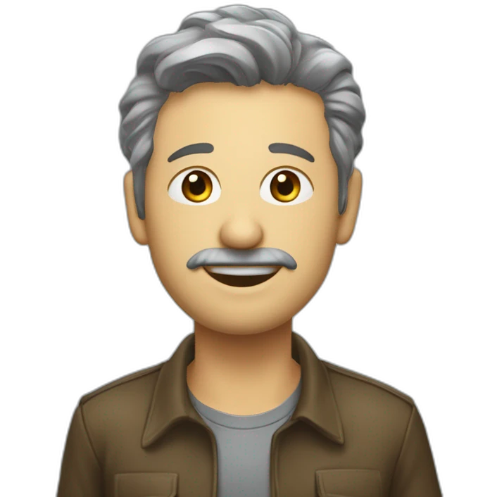 Супер большой баклажан с шпагой в руке emoji