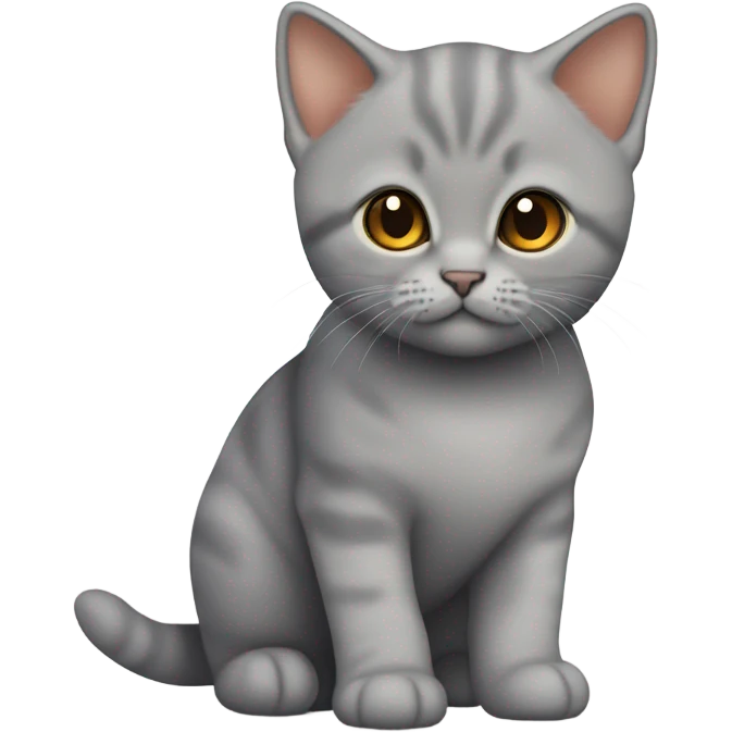 British shorthair kitten emoji