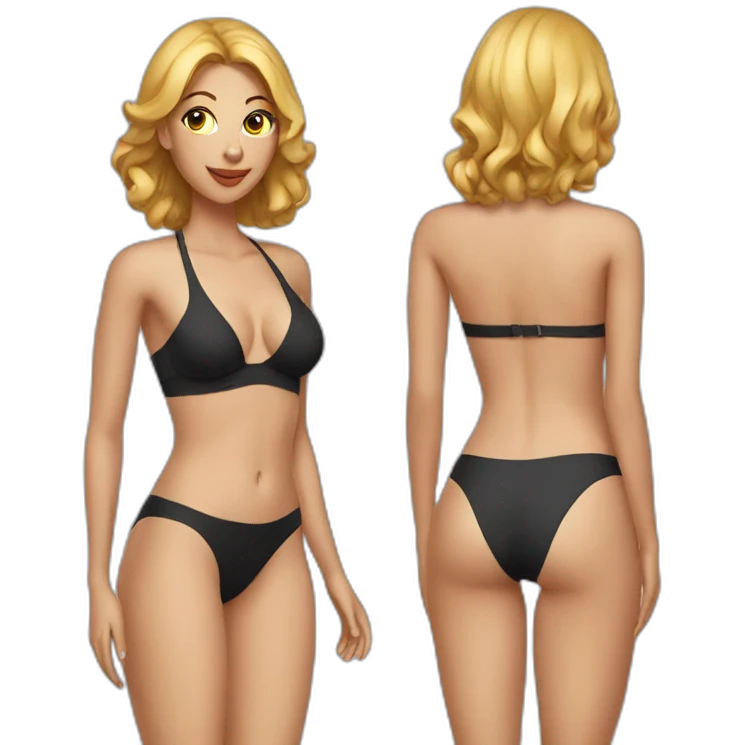 sexy chic in swimsuit emoji