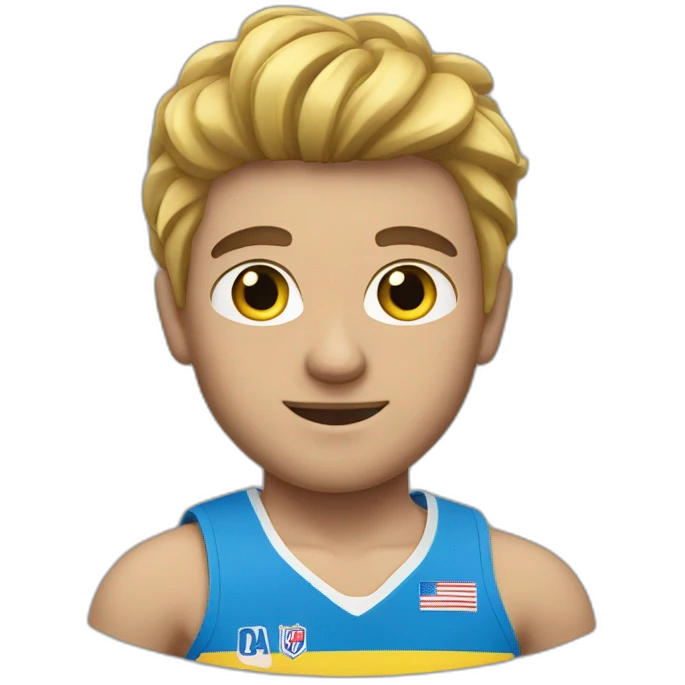 gerard larcher as an athlete emoji