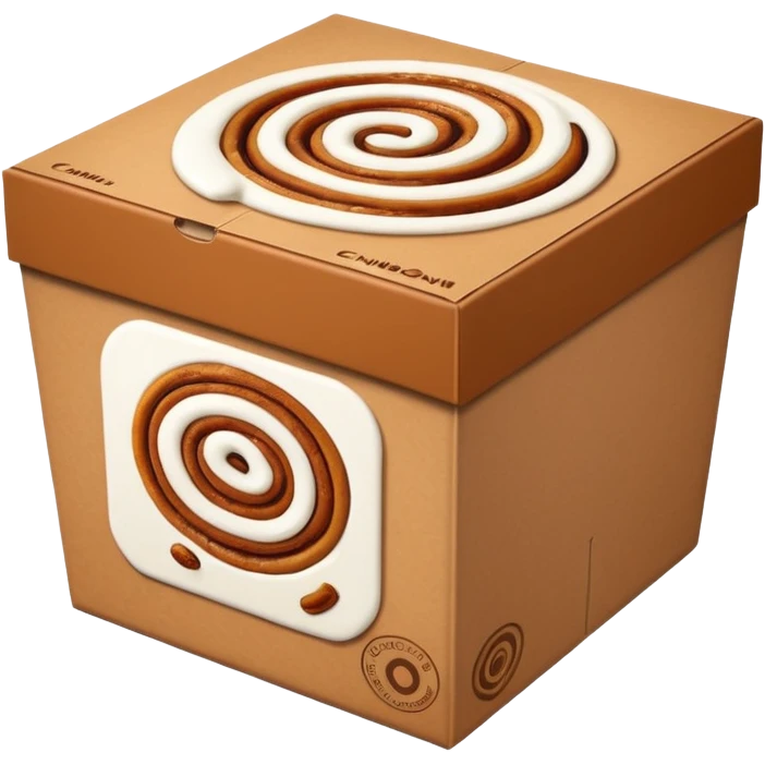 cinnabon box  emoji