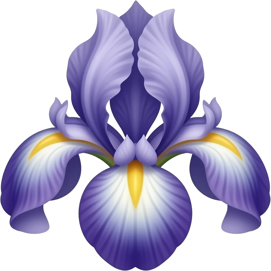 Japanese iris flower emoji