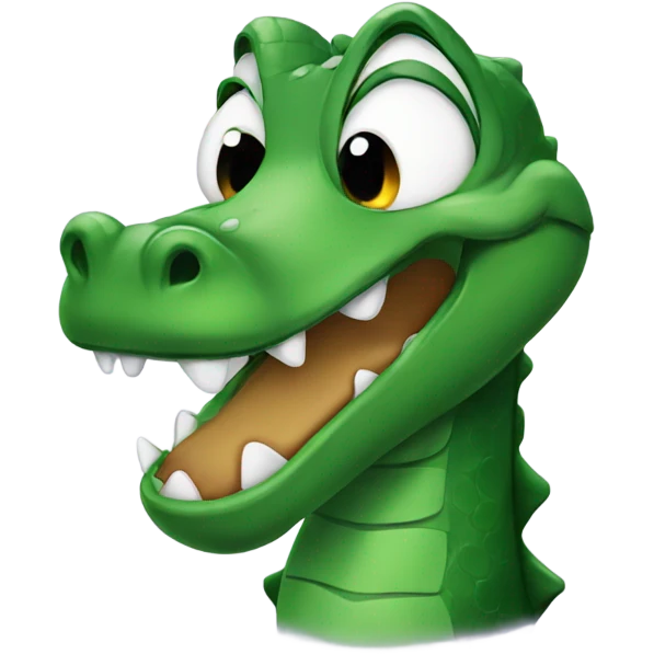 Alligator with tears emoji