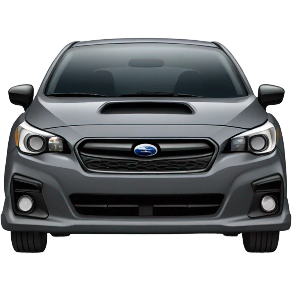 Dark Grey subaru impreza hatchback emoji