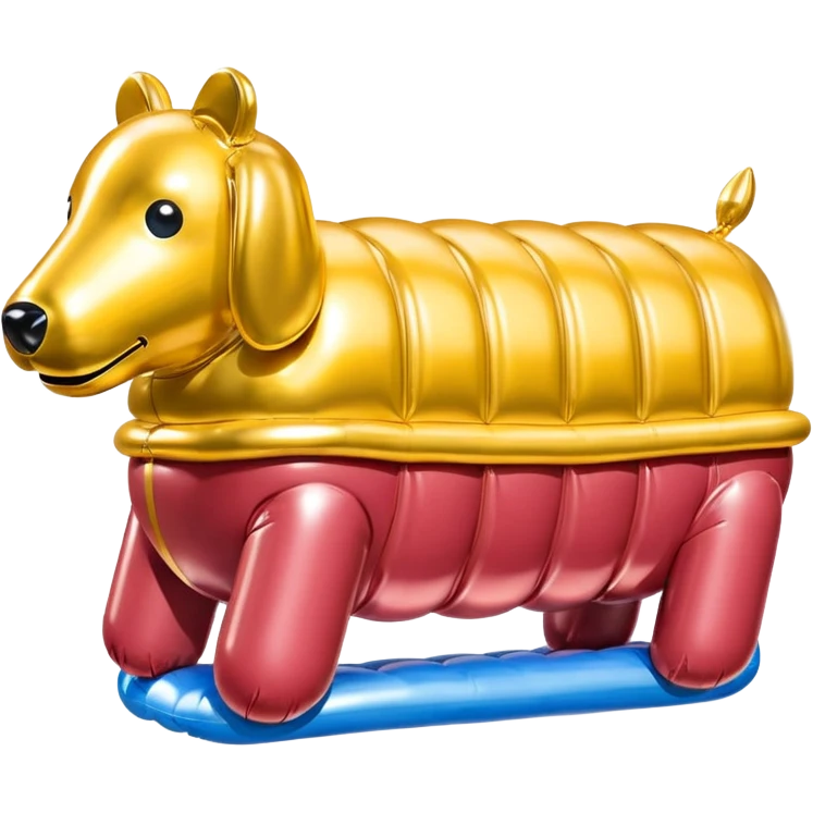  paris SPAM meat jeff koons style inflatable sculpture art painting  emoji