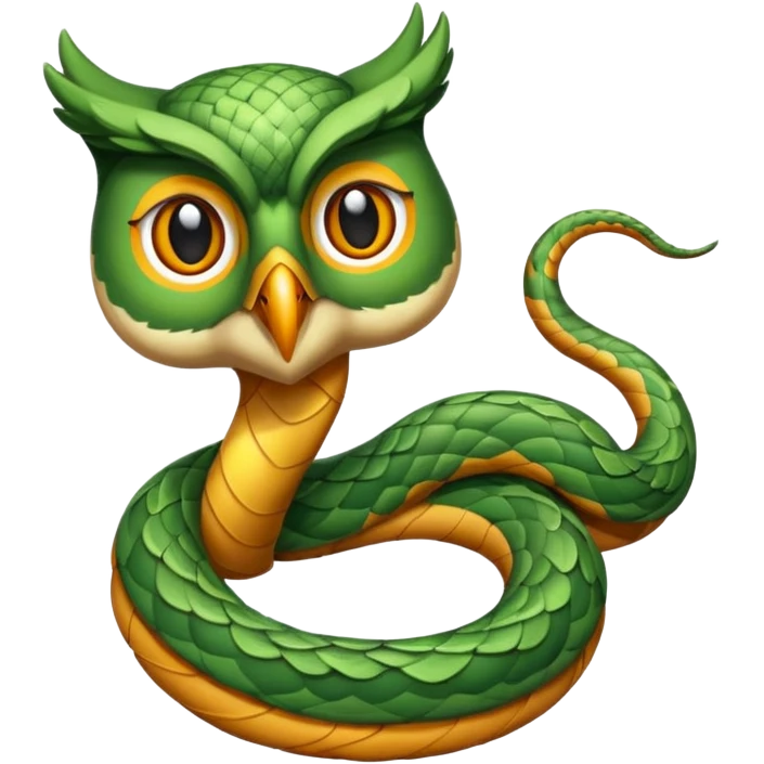 serpente gufo emoji emoji