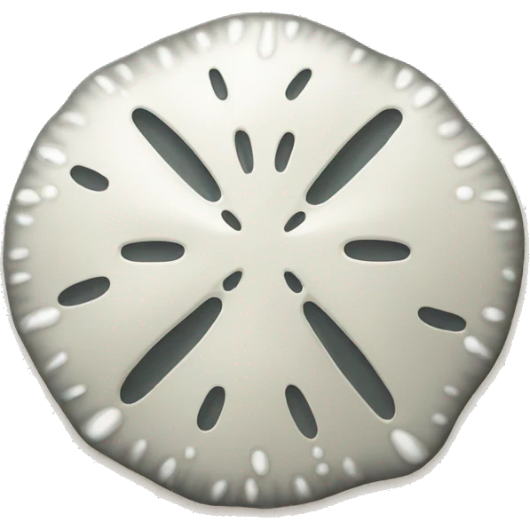 Sand dollar emoji