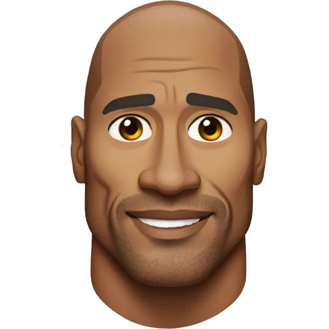 dwayne johnson emoji