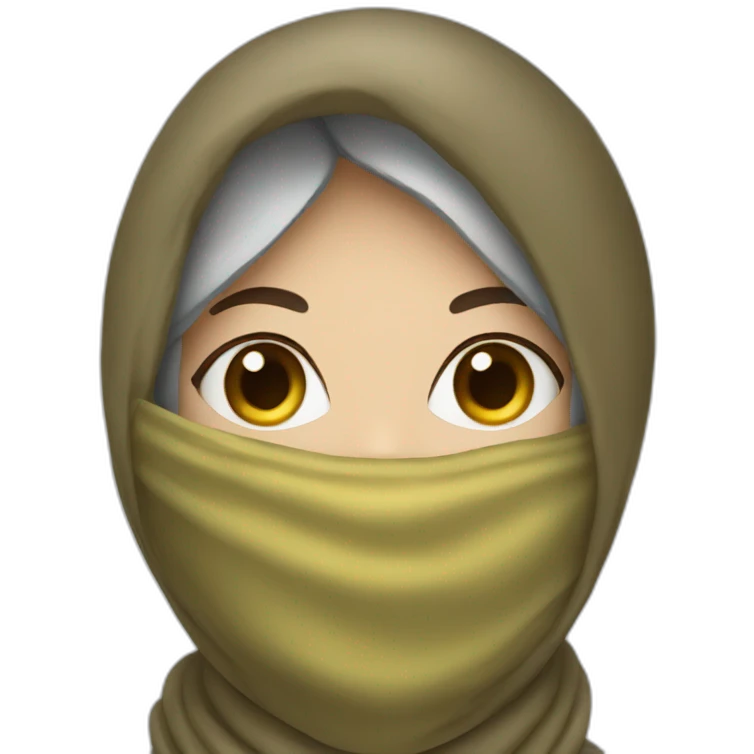 scarf masked woman emoji