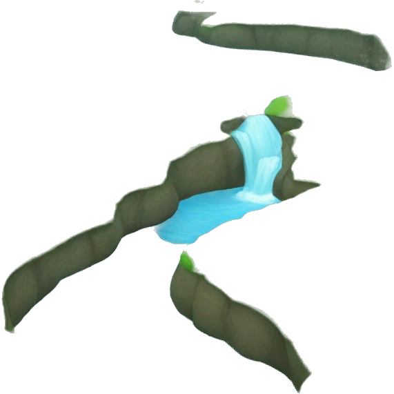 water on the hill emoji