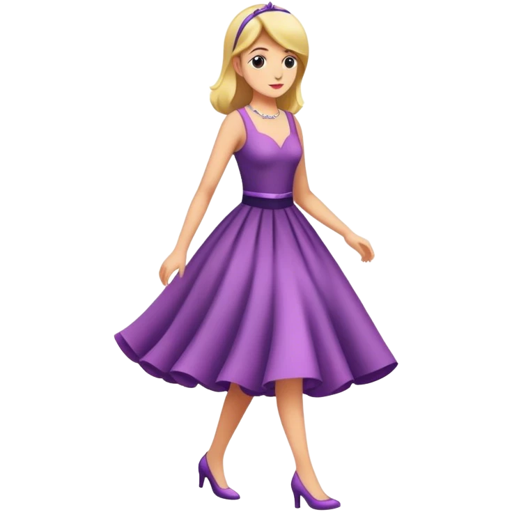 indoor walk with party dress emoji