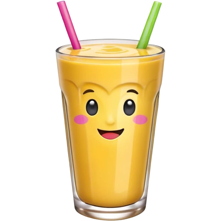 Happy smoothie  emoji