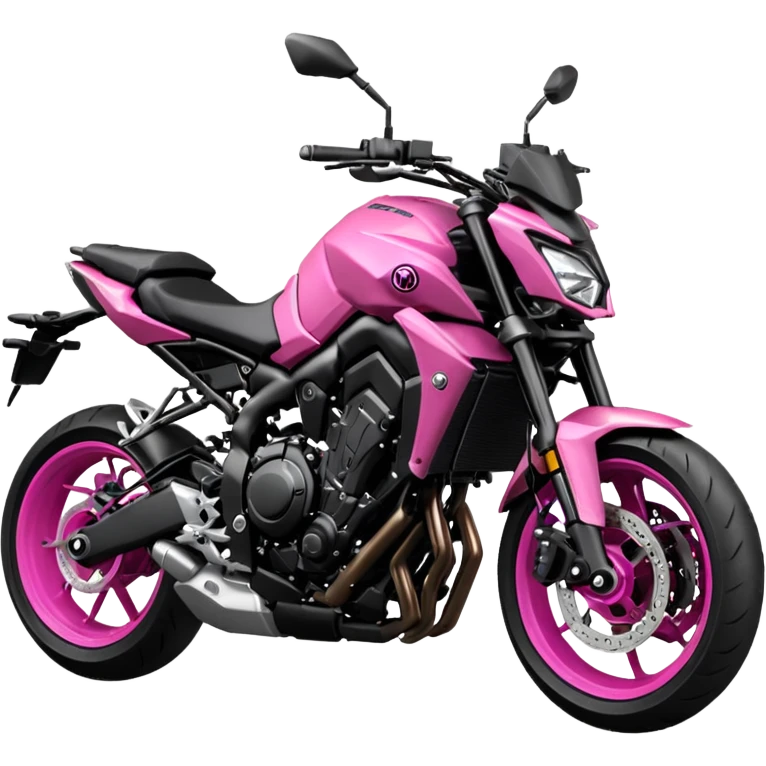 Yamaha mt09 rosada  emoji