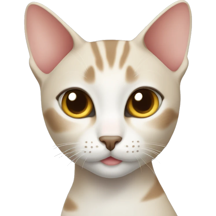 Oriental short hair cat emoji