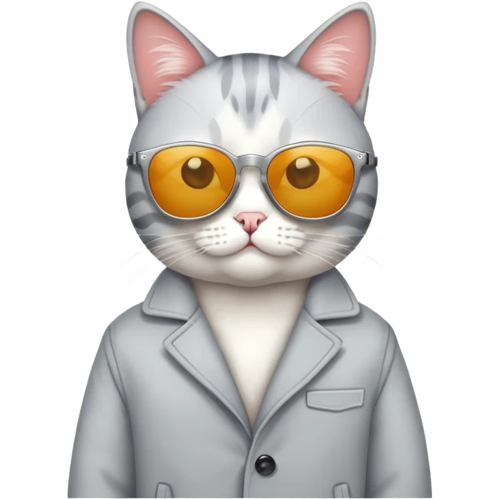 Cat wearing sunglasses emoji