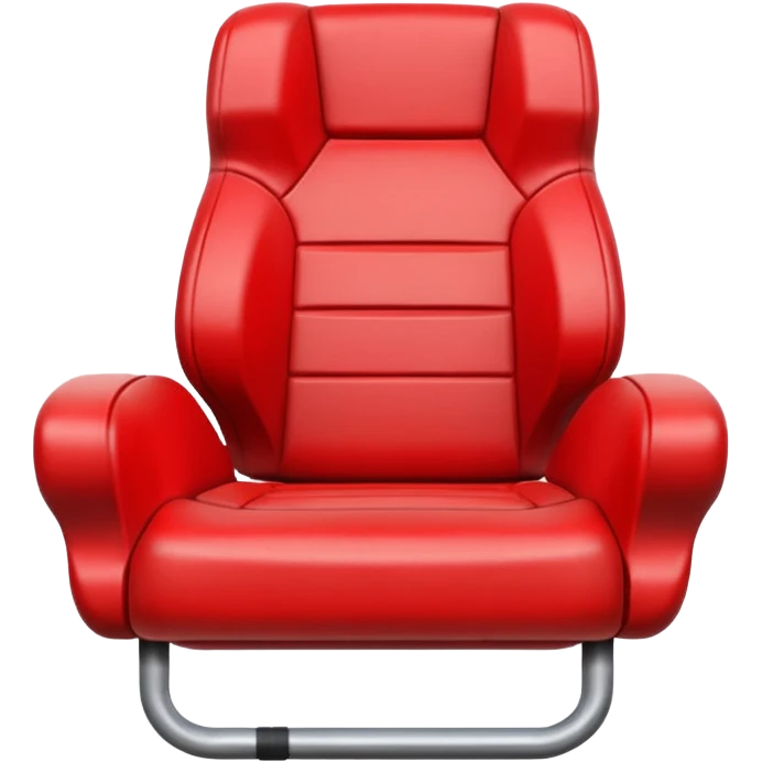 Generate an Airbnb category syle icon of a broken football seat emoji