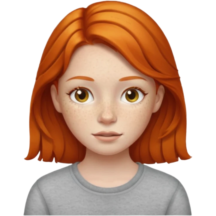 Ginger girl emoji