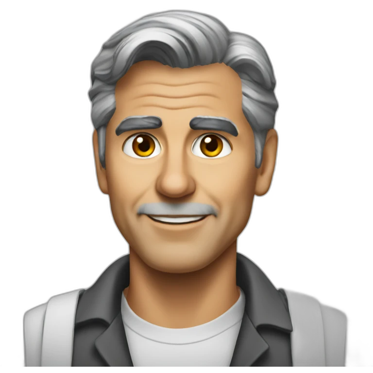 George Clooney scientist emoji