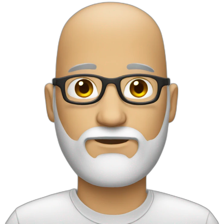 programmer-bald-beard emoji