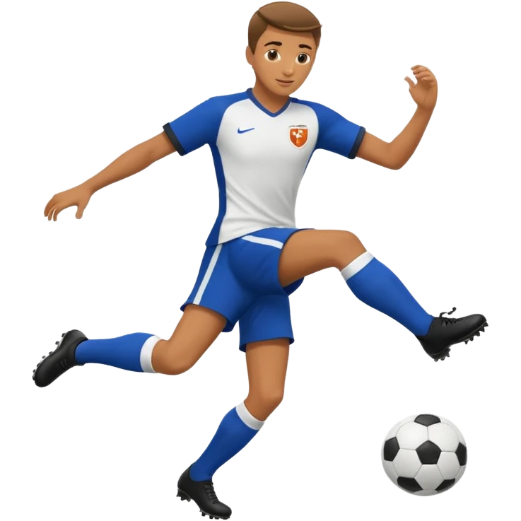 soccer player doing ball tricks emoji