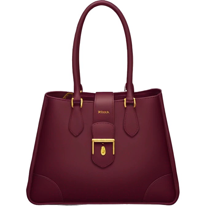 maroon prada bag emoji