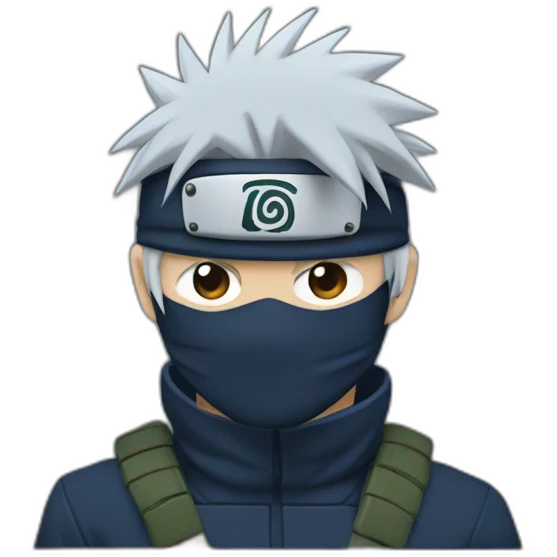 Kakashi qui pleure emoji