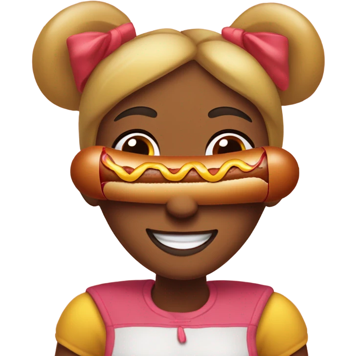 Hot dog girl emoji
