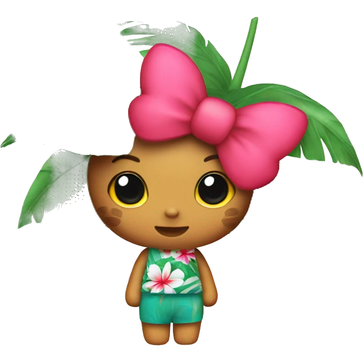 Hello kitty tropical  emoji