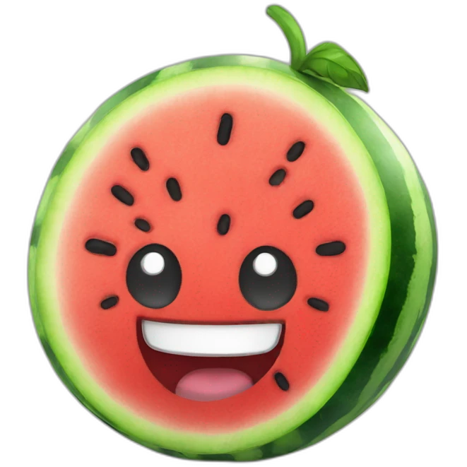 stuffed watermelon emoji