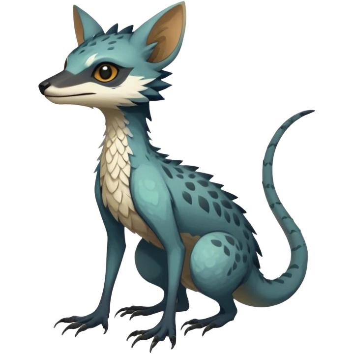 Modern Realistic Rare Fantasy Vernid-Trico-species by LiLaiRa full body emoji