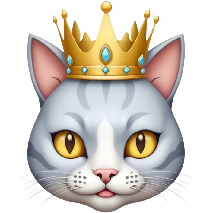 Stinky cat queen emoji