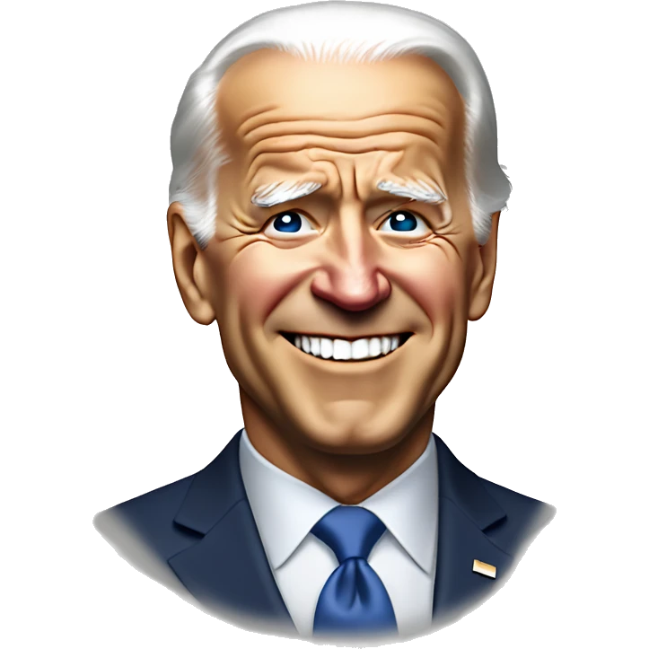 joe biden smirking emoji