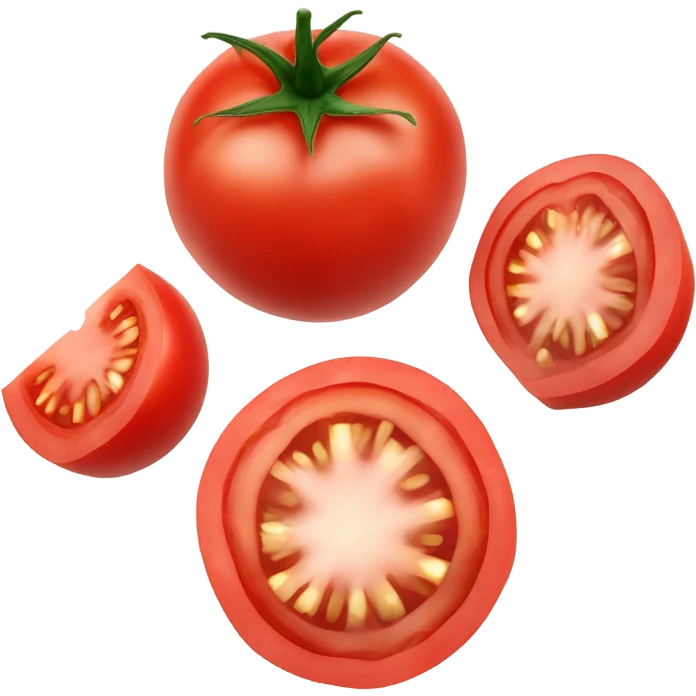 sliced tomato emoji