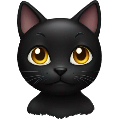 Black cat emoji
