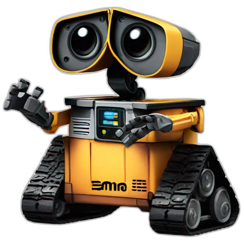 wall-e play music emoji