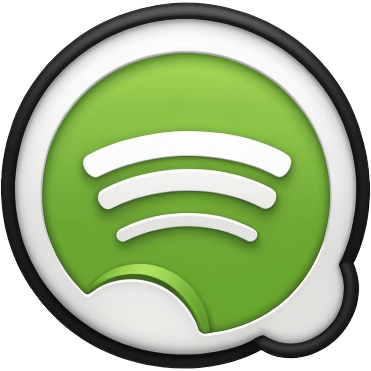 Spotify logo I want emoji  emoji
