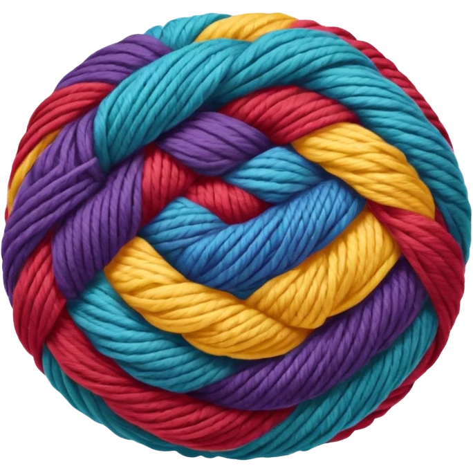 colorful ball of yarn emoji