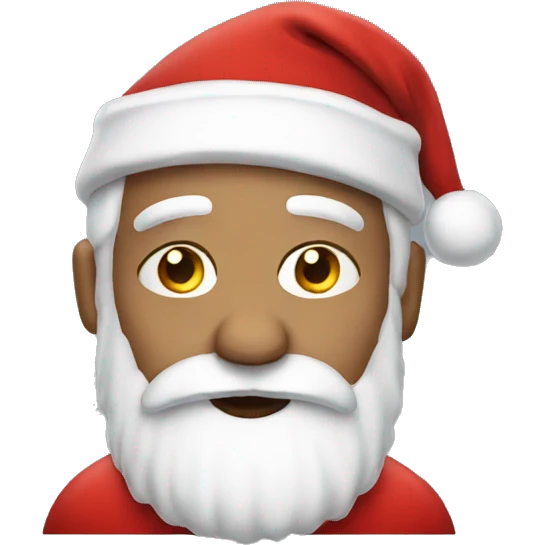 Drunk santa emoji